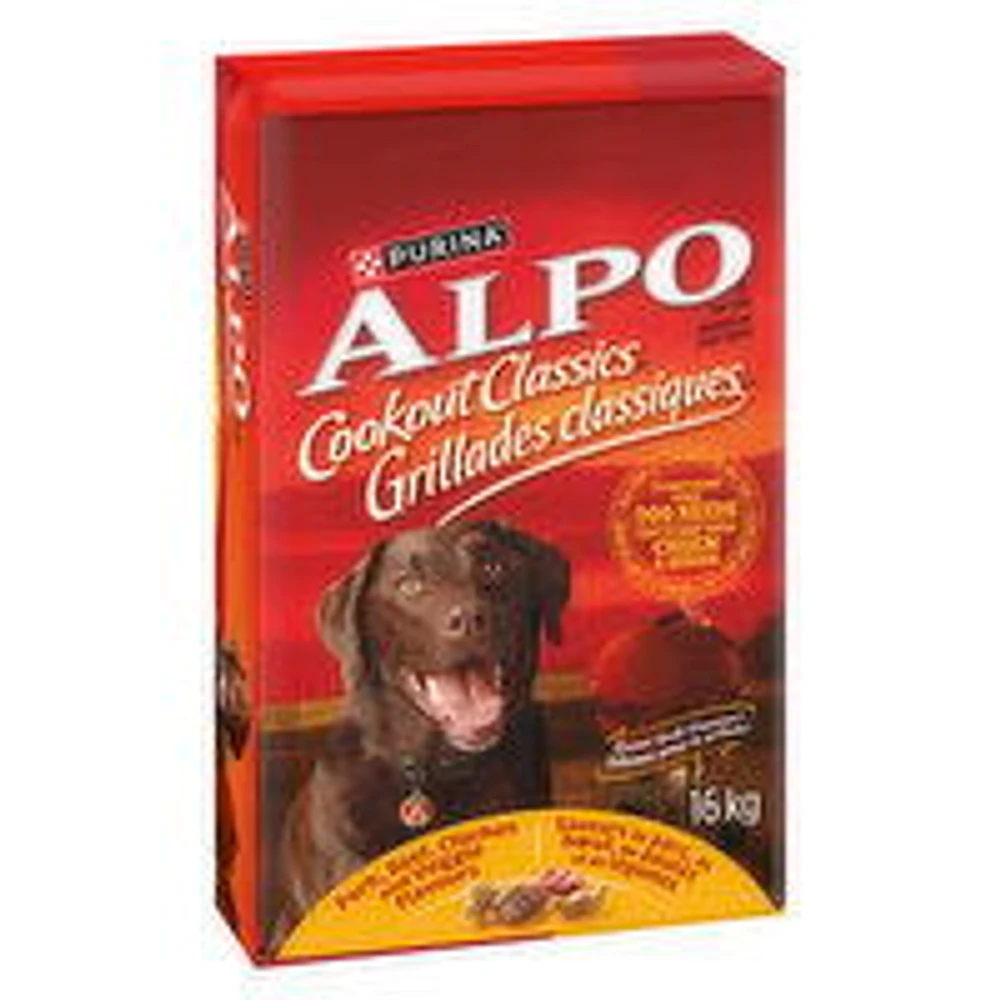 Purina - Alpo Cookout Classics Pork, Beef, Chicken & Veggie Flavours , Dry Dog Food., 16 Kilogram