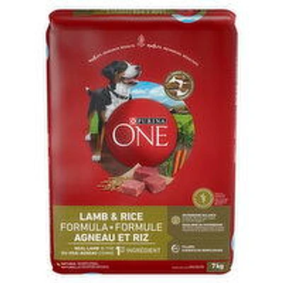 Purina - One Lamb & Rice Formula, Dry Dog Food, 7 Kilogram