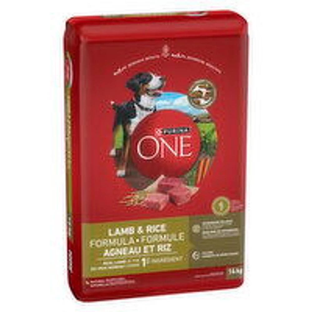 Purina - ONE Lamb & Rice Formula, Dry Dog Food, 14 Kilogram