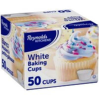 Reynolds - Reynolds Lrg White Baking Cups, 50 Each