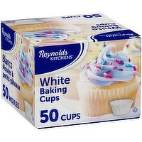 Reynolds - Reynolds Lrg White Baking Cups, 50 Each