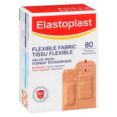 Elastoplast - Fabric + Plastic Variety Pk, 80 Each