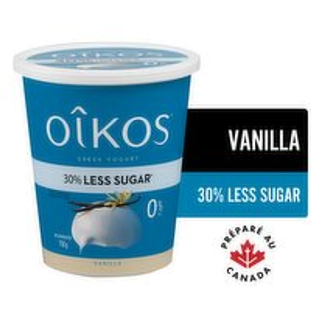 Oikos - Greek Yogurt 30% Less Sugar Vanilla, 750 Gram