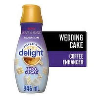 International Delight - Love is Blind Wedding Cake Coffee Creamer, Zero Sugar, 946 Millilitre