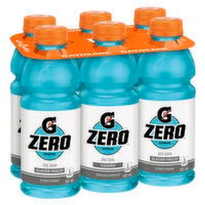 Gatorade - G Zero Glacier Freeze Electrolyte Beverage, 591 mL, 6 Each