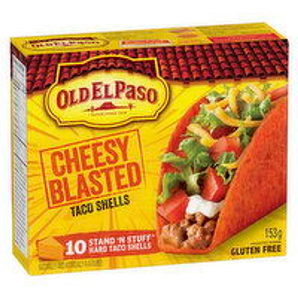 Old El Paso - OLD EL PASO Cheesy Blastd Taco Shells, 10 Each