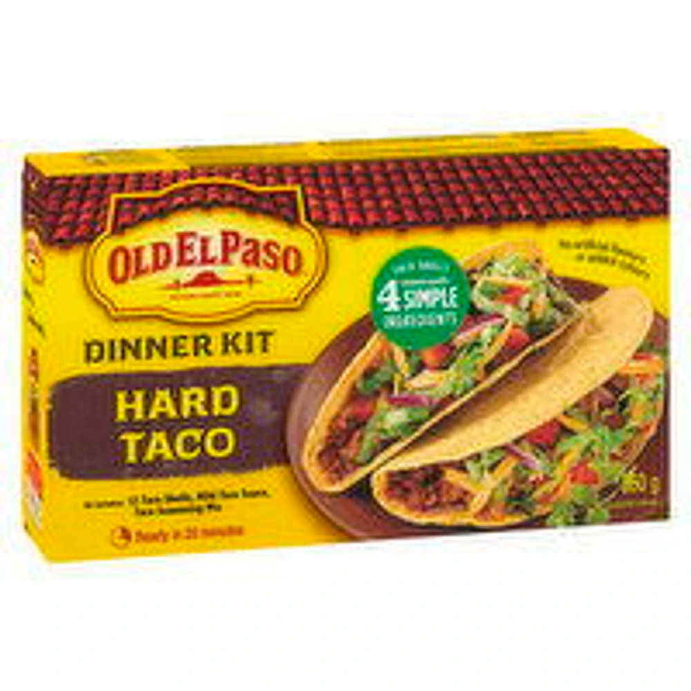 Old El Paso - OLD EL PASO Hard Taco Dinner Kit, 250 Gram