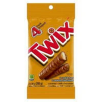 Twix - Caramel Cookie Chocolate Candy Bar, 4 Each