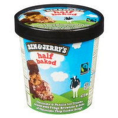 Ben & Jerry's - Half Baked Ice Cream, 473 Millilitre