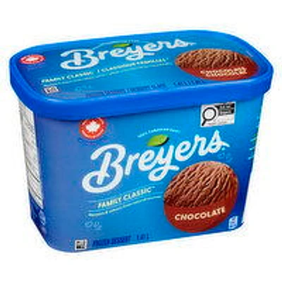BREYERS - Family Classic Chocolate Ice Cream, 1.41 Litre