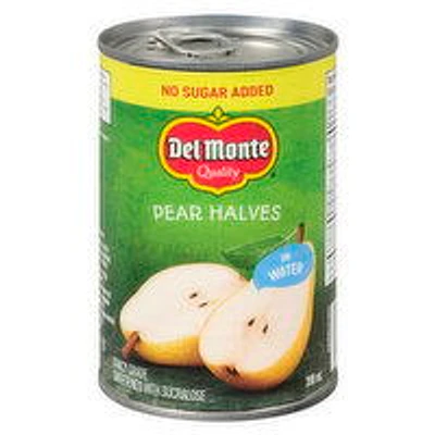 Del Monte - Del Monte NSA Pear Halves In Water, 398 Millilitre