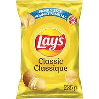 Lay's - Classic Potato Chips, Family Size, 235 Gram