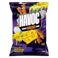 Havoc - Smoky Nacho Twisted Corn Chips, 232 Gram