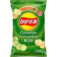 Lay's - Cucumber Potato Chips, 200 Gram