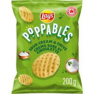 Lay's - Poppables Sour Cream & Chive Potato Snacks, 200 Gram