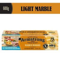 Armstrong - Light Marble Cheddar Cheese, 600 Gram
