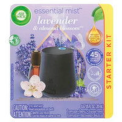 Airwick - Essential Mist Kit - Lavender & Almond Blossom, 1 Each