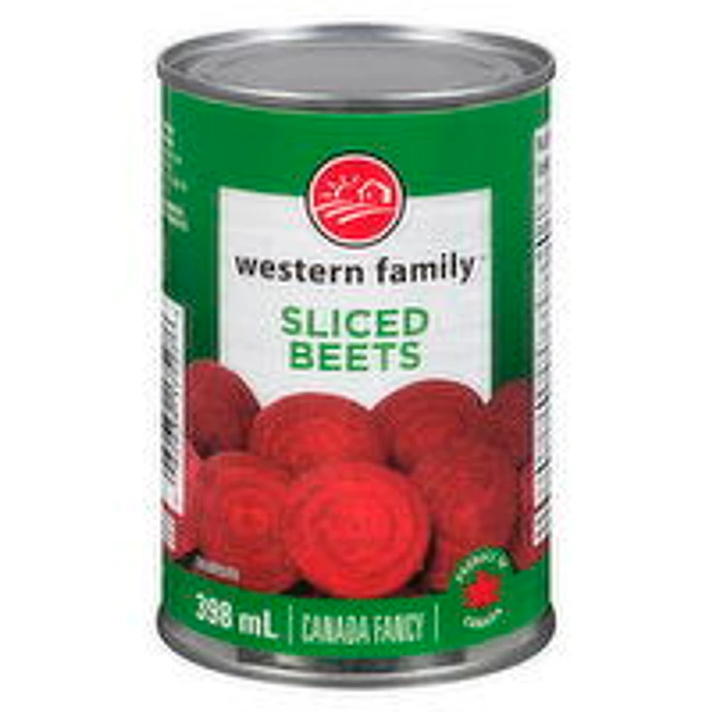 Western Family - Sliced Beets, 398 Millilitre