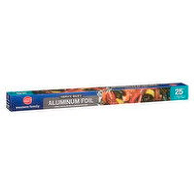 Western Family - Heavy Duty Aluminum Foil 25 ft, 1 Each