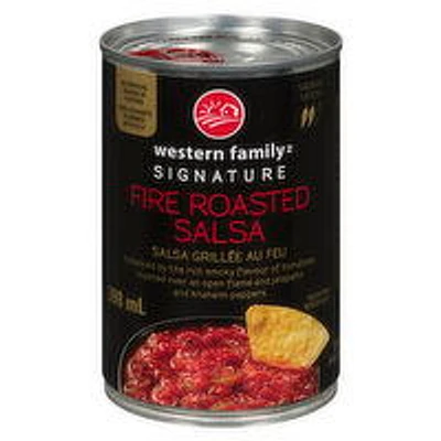 Western Family - Signature Fire Roasted Salsa, 398 Millilitre