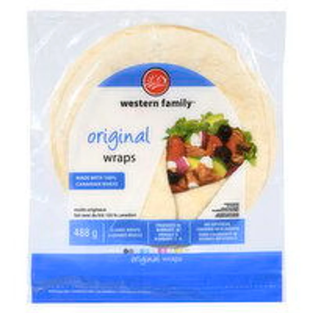 Western Family - Original Wraps Large, 8 Pack, 488 Gram