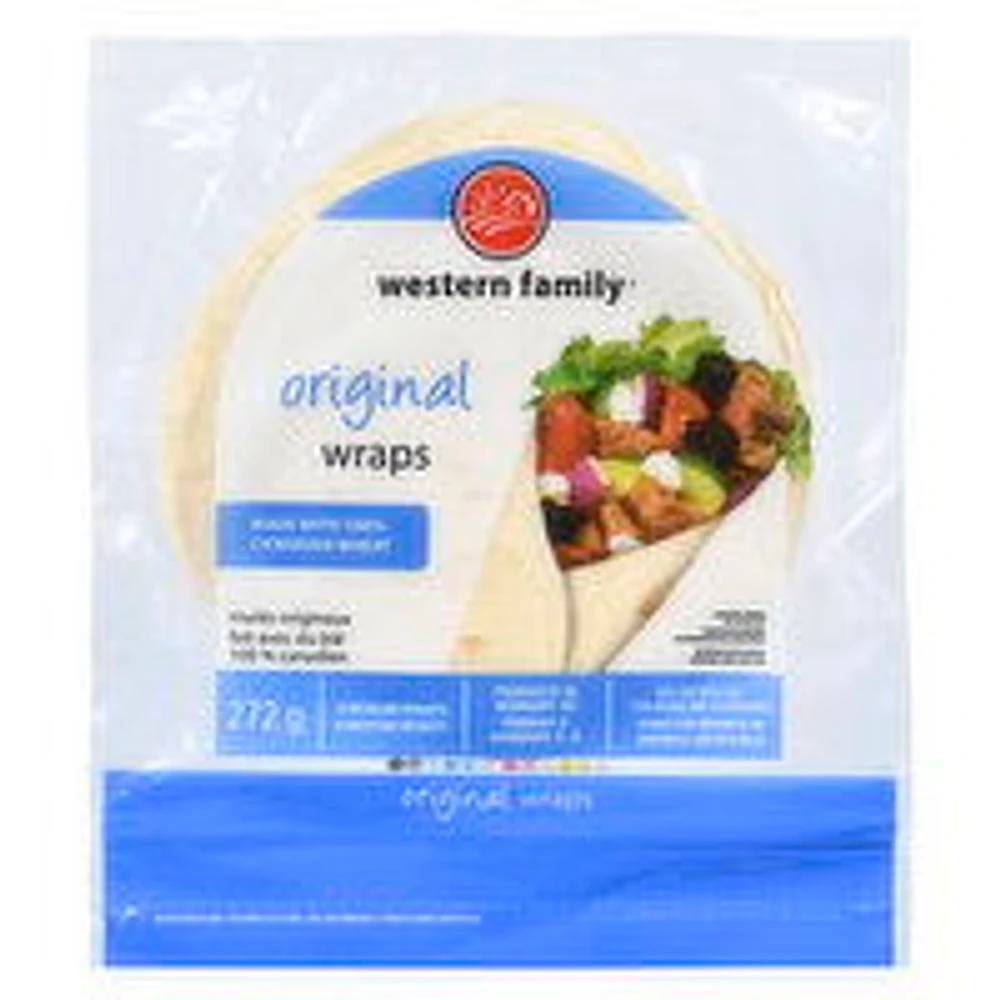 Western Family - Original Wraps Medium, 8 Pack, 272 Gram