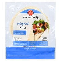 Western Family - Original Wraps Medium, 8 Pack, 272 Gram