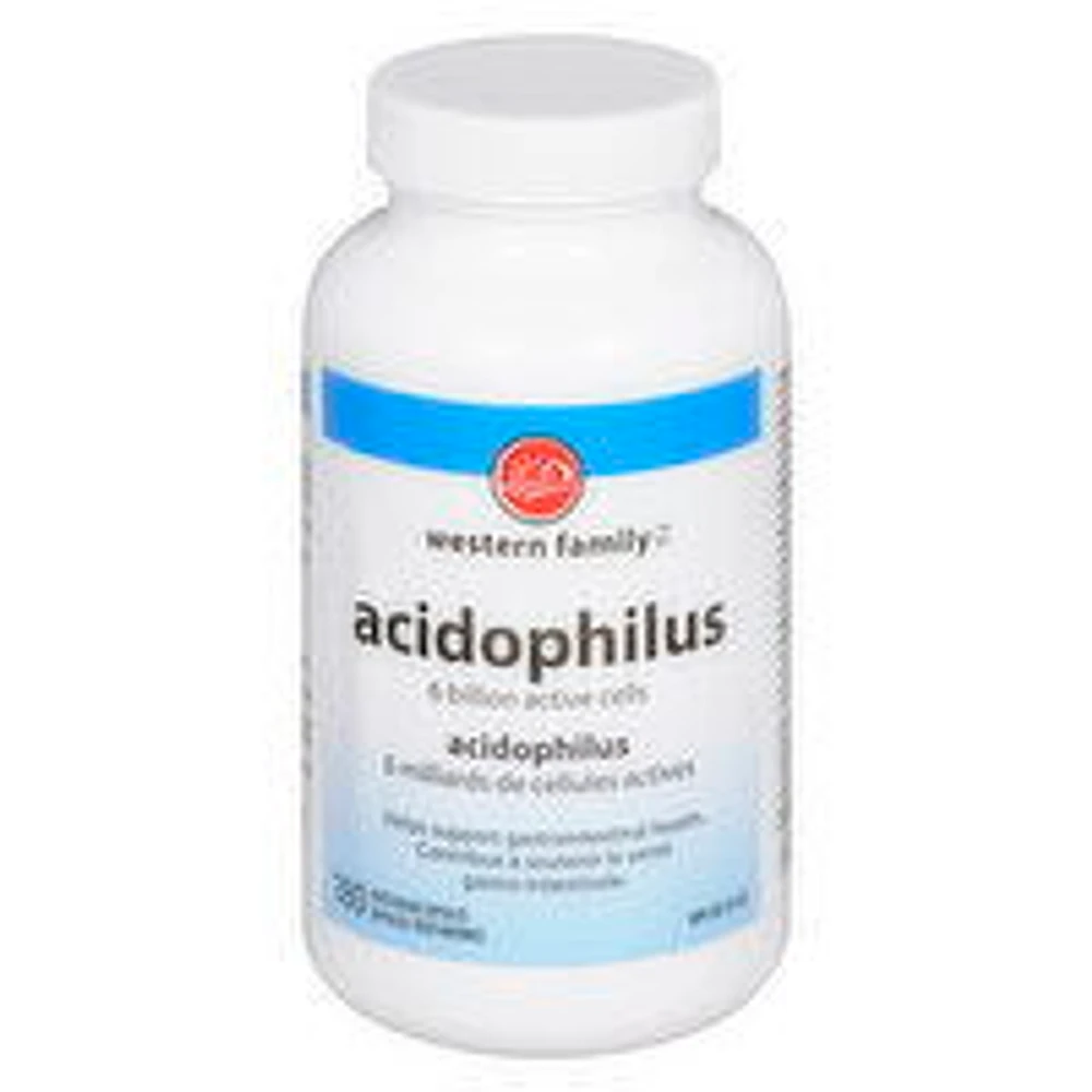 Western Family - Acidophilus with Bifidus Capsules, 180 Each
