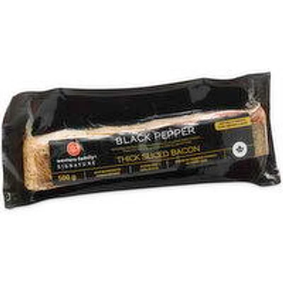 Western Family - Black Pepper Thick Sliced Bacon, 500 Gram