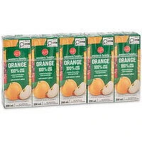 Western Family - Orange 100% Juice Blend, 5x200Ml, 5 Each