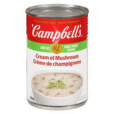 Campbell's - Cream of Mushroom Soup, Low Fat, 284 Millilitre