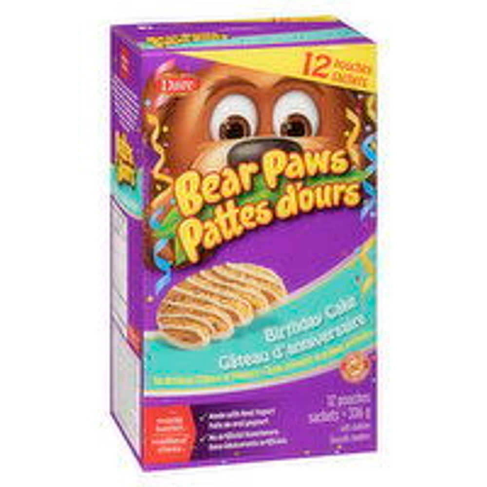 Dare - Bear Paws - Birthday Cake Cookies, 12 Each