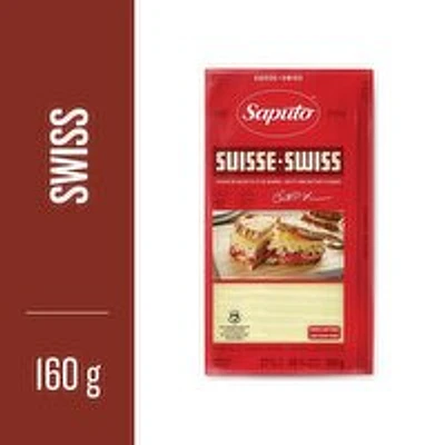 Saputo - Swiss Cheese Slices, 160 Gram