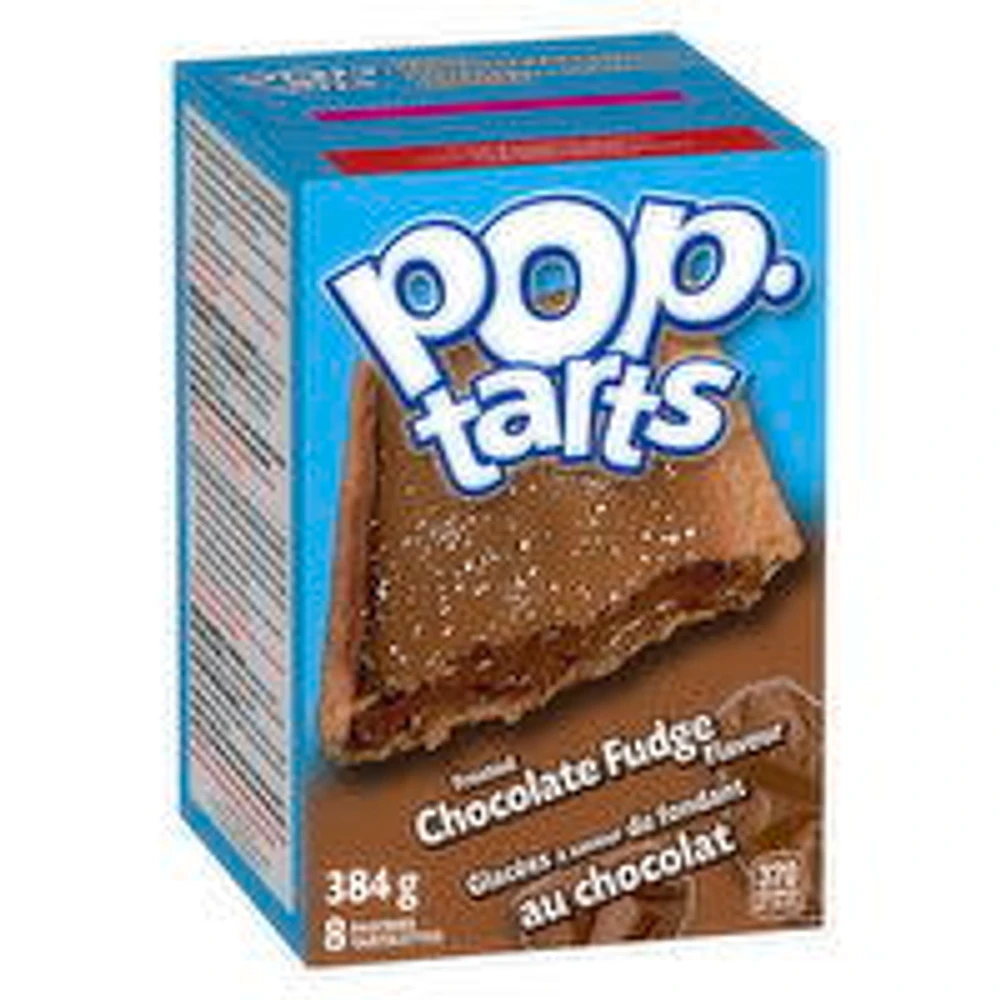 Kellogg's - Pop-Tarts, Frosted Chocolate Fudge Flavour, 8 Pack, 384 Gram