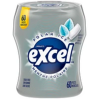 Excel - Polar Ice Sugar Free Chewing Gum, 60 Each