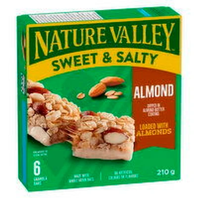 Nature Valley - NATURE VALLEY Sweet &Salty Almond Bars, 6 Each