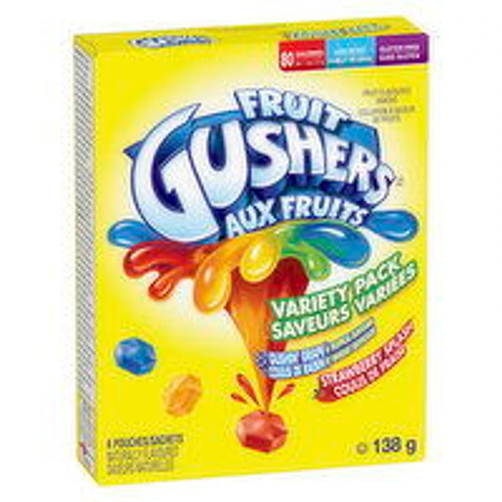 Fruit Gushers - Variety Pack, 138 Gram