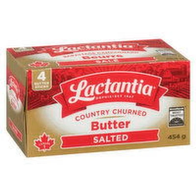 Lactantia - Salted Butter Sticks, 454 Gram