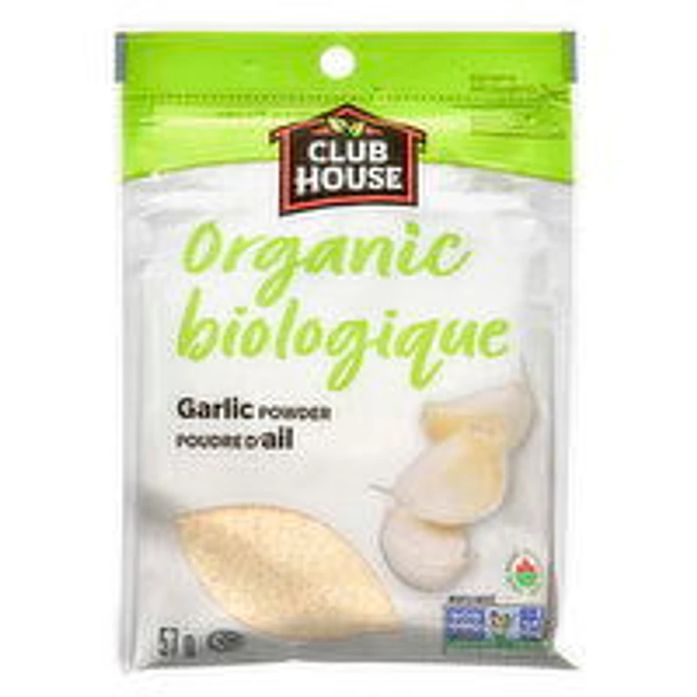 CLUB HOUSE - Organic Garlic Powder, 57 Gram