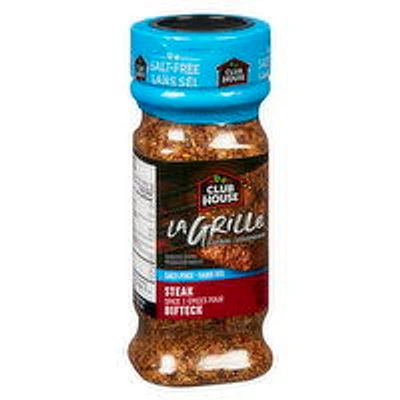 Club House - La Grille Seasoning, Steak Spice Salt-Free, 130 Gram