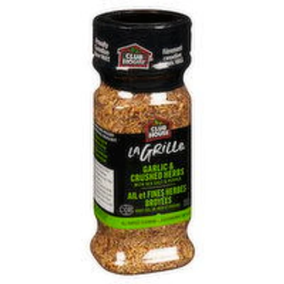Club House - La Grille All Purpose Seasoning, Garlic & Crushed Herbs, 155 Gram