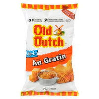 Old Dutch - Rip-L Au Gratin Potato Chips, 235 Gram