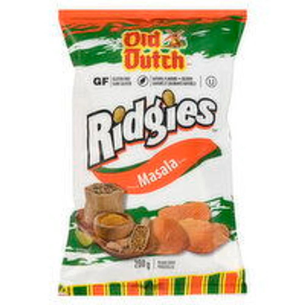 Old Dutch - Ridges Masala Potato Chips, 200 Gram