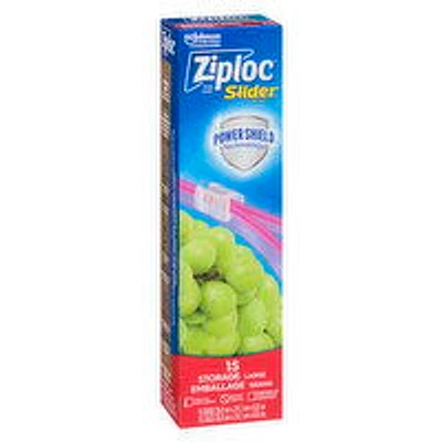 Ziploc - Slider Storage Bags Large, 15 Each