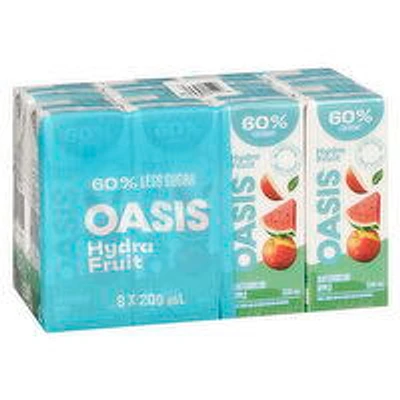 Oasis - Hydra Fruit Watermelon Apple Fruit Juice Boxes, 8 Each