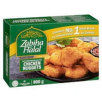 Zabiha Halal - Chicken Nuggets - Fully Cooked, 800 Gram