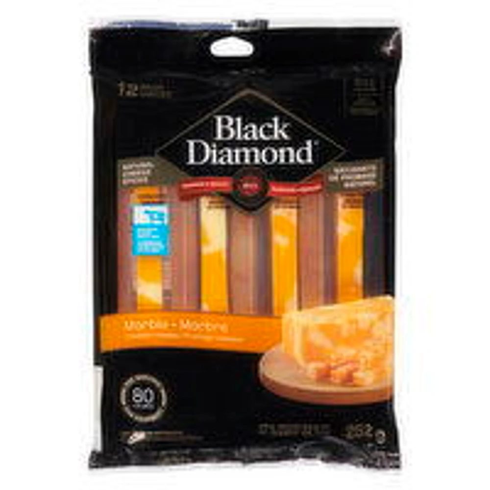 Black Diamond - Marble Cheddar Cheese Sticks, 252 Gram