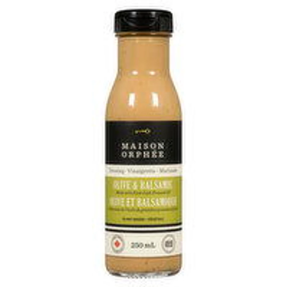 Maison Orphee - Salad Dressing - Olive & Balsamic, 250 Millilitre