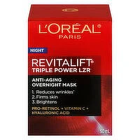 L'Oreal - Revitalift Triple Power LZR Anti-Aging Overnight Mask, 1 Each