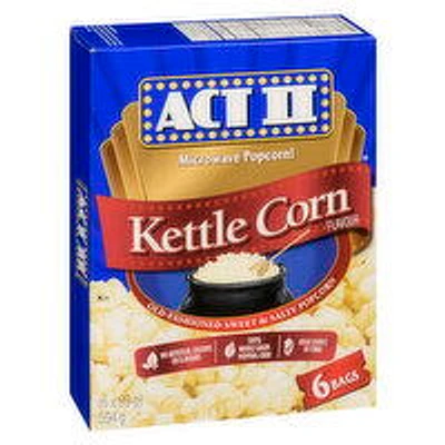 ACT II - Microwave Popcorn Kettle Corn Flavour, 594 Gram